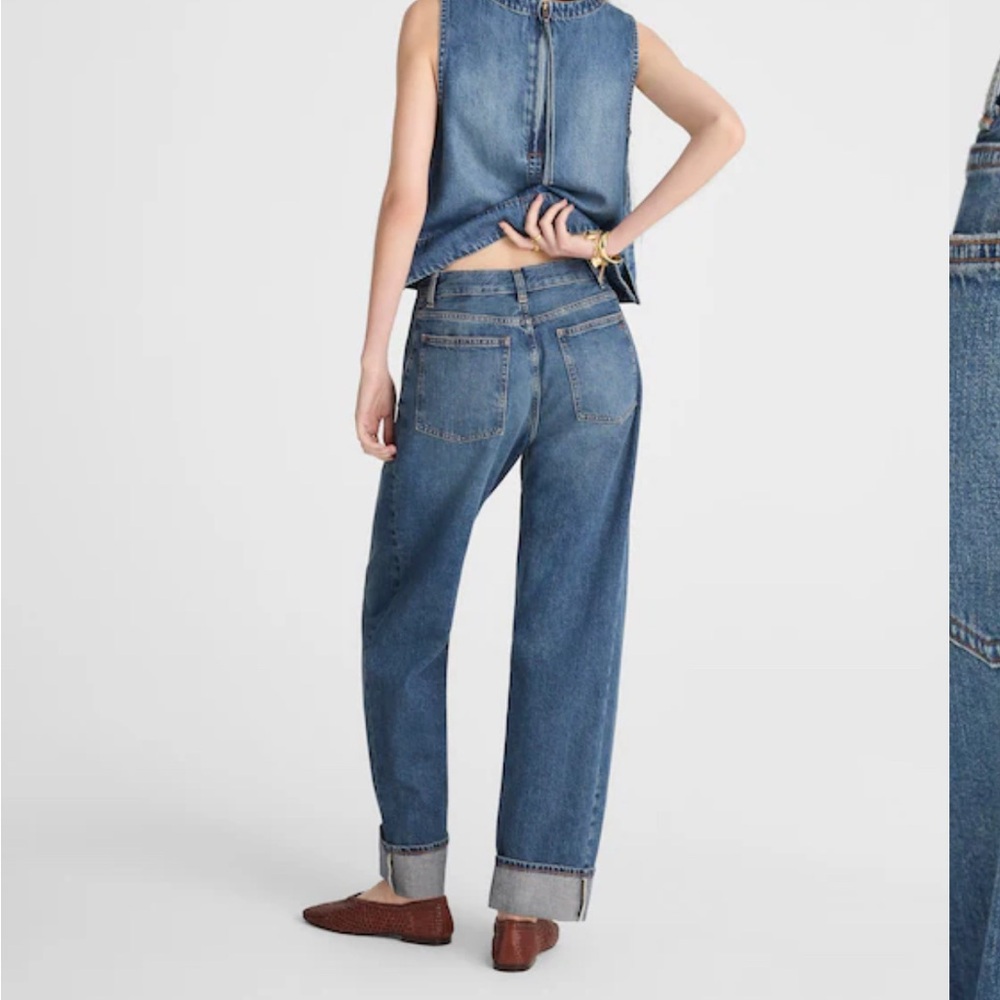 Madewell Pieced Barrel Jeans - Picture 3 of 4